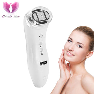 Beauty Star Ultrasonic Bipolar RF Radio Frequency Lifting Face Skin Care Massager Mini Hifu Anti Wrinkle Tightening Device
