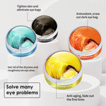 LANBENA Eye Mask Gel Retinol Gold Collagen Eye Patch Reduce Dark Circles Puffy Eyes Fine Lines Anti Aging Moisturizing Eyes Care