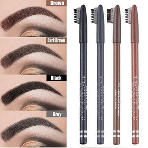 HOT 4 Colors Eyeliner Eyebrow Pencil Waterproof Sweatproof Long-lasting Eyeliner Easy To Color Eyebrow Pencil Maquillaje MKXJ