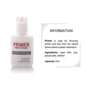 Professional Grafting Eyelash Glue,Gel Remover,Glue Adhesive Remover, Eyelash Primer Set Kits or Only One Item for Eyelash