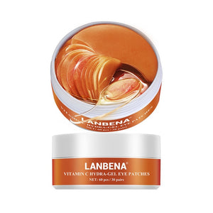 LANBENA Eye Mask Gel Retinol Gold Collagen Eye Patch Reduce Dark Circles Puffy Eyes Fine Lines Anti Aging Moisturizing Eyes Care