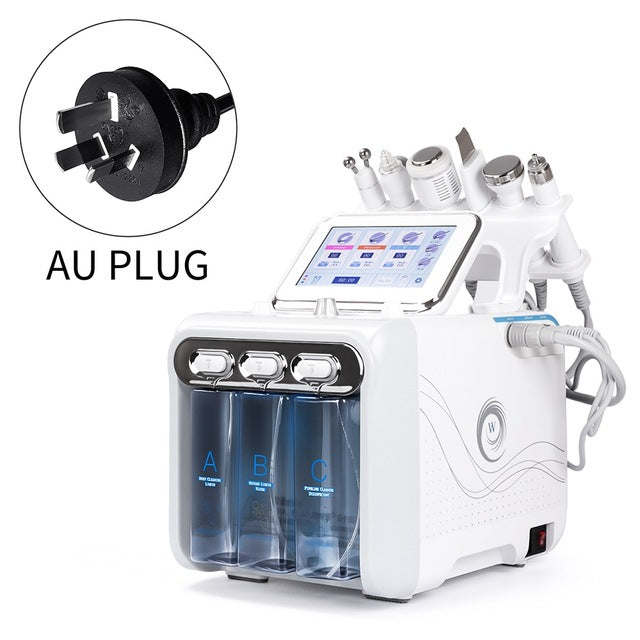6 In 1 Water Dermabrasion Machine Deep Cleansing Machine Water Jet Hydro Diamond Facial Clean Dead Skin Removal For Salon Use