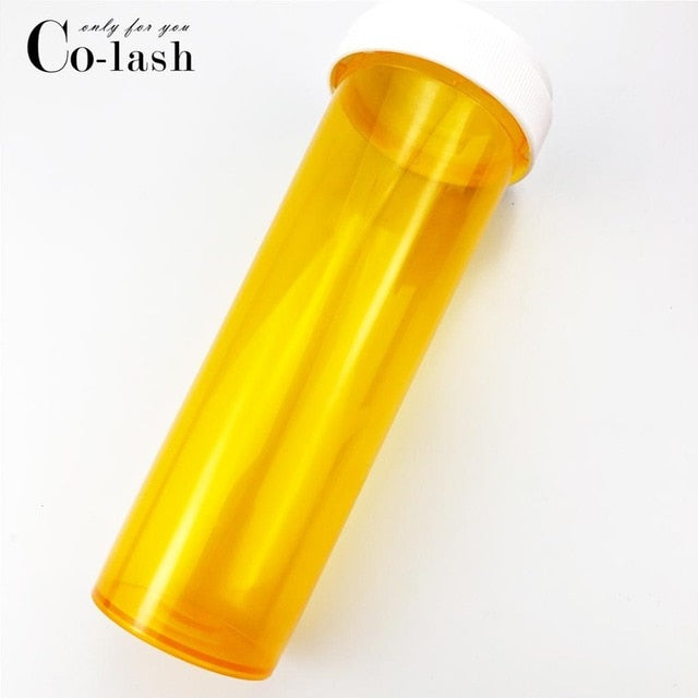 Colash Pill Eyelash Packaging Box Custom Logo Fake 3d Mink eyelashes Boxes Faux Cils lash stripe Empty Case