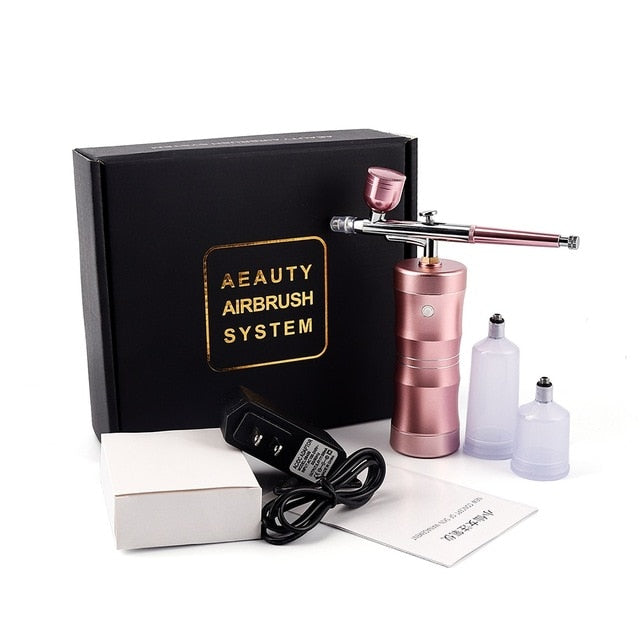 Multi-Purpose Cordless Mini Airbrush Set Spray Pump Gen Pen Air Compressor Kit Portable Air Brush Set Art Painting Spray Model