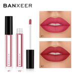 BANXEER Makeup Sets cosmetics 2pcs Lipgloss + Mascara 4D Waterproof Liquid Lipstick  Extension Eyelash Makeup Kits