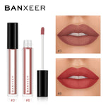BANXEER Makeup Sets cosmetics 2pcs Lipgloss + Mascara 4D Waterproof Liquid Lipstick  Extension Eyelash Makeup Kits