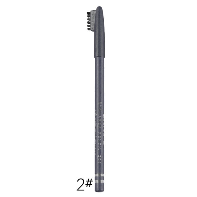 HOT 4 Colors Eyeliner Eyebrow Pencil Waterproof Sweatproof Long-lasting Eyeliner Easy To Color Eyebrow Pencil Maquillaje MKXJ