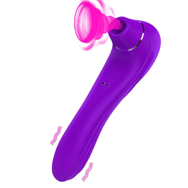 Hiwup sexo brinquedos de sucção vibrador poderoso clitóris otário boquete língua estimulador mamilo vagina buceta bomba brinquedos sexuais para mulher