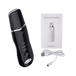 Professional Ultrasonic Facial Skin Scrubber Ion Deep Face Cleaning Peeling Rechargeable Skin Care Device Beauty Instrument 42