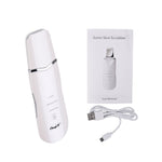 Professional Ultrasonic Facial Skin Scrubber Ion Deep Face Cleaning Peeling Rechargeable Skin Care Device Beauty Instrument 42