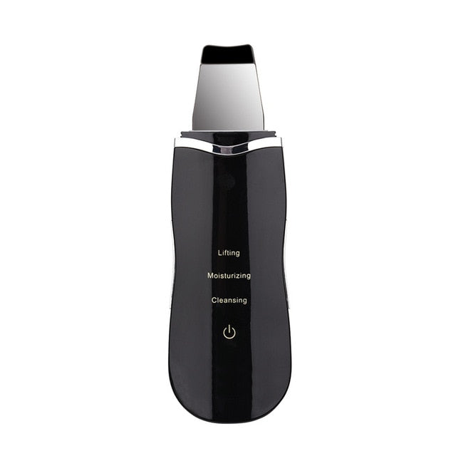 Professional Ultrasonic Facial Skin Scrubber Ion Deep Face Cleaning Peeling Rechargeable Skin Care Device Beauty Instrument 42