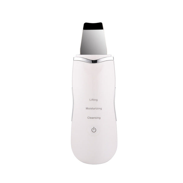 Professional Ultrasonic Facial Skin Scrubber Ion Deep Face Cleaning Peeling Rechargeable Skin Care Device Beauty Instrument 42