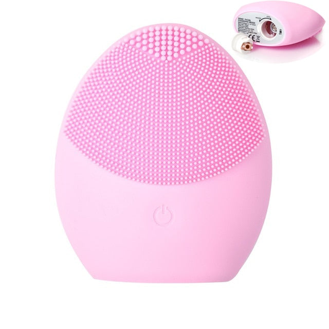 5 in 1 Electric Facial Cleanser Wash Face Cleaning Machine Skin Pore Cleaner Body Cleansing Massage Beauty Massager Clean Tools