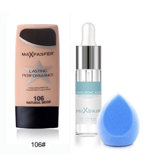 MIXDIAR 3 PCS professional Makup set Tool Kit Foundation Face Powder Puff Facial Serum Moisturizing Brighten Make Up Tool