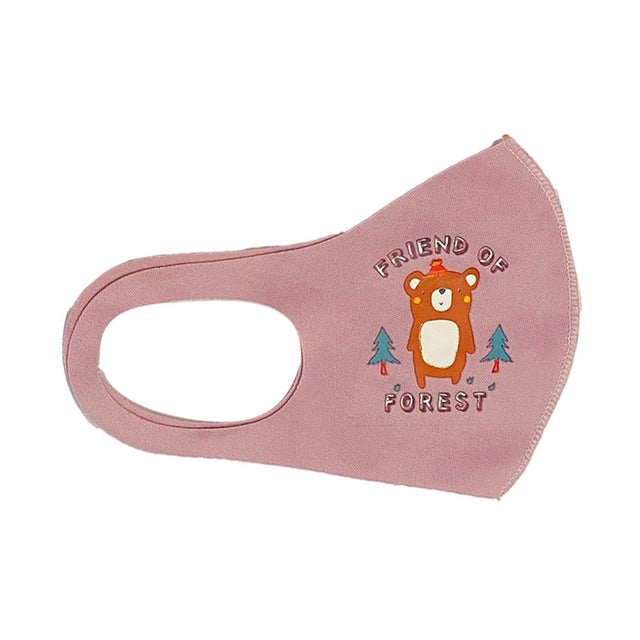 Sponge Face Mask Black Breathable Mouth Mask Reusable Anti Pollution Face Shield Wind Proof Mouth Cover Unisex Sponge Face Mask