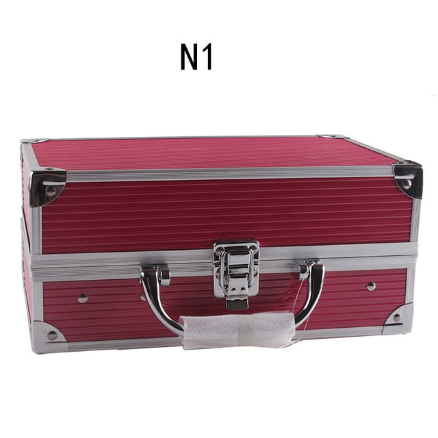 MISS ROSES Professional makeup set Aluminum box with eyeshadow blush contour powder palette for makeup artist gift kit MS004