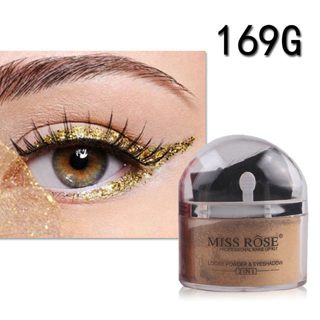MISS ROSES Professional makeup set Aluminum box with eyeshadow blush contour powder palette for makeup artist gift kit MS004